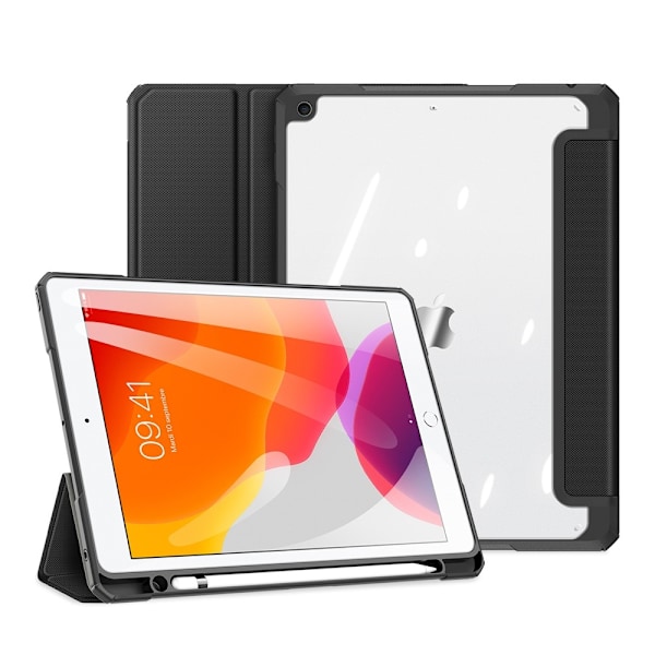 DUX DUCIS iPad 10.2" 2021/2020/2019 fodral med stativ - Svart Svart