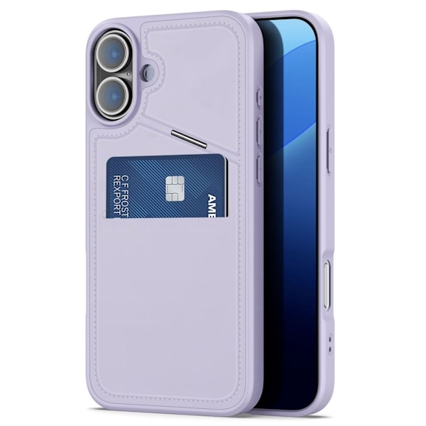 DUX DUCIS iPhone 16 Plus Skal med kortplats - Lila Lila