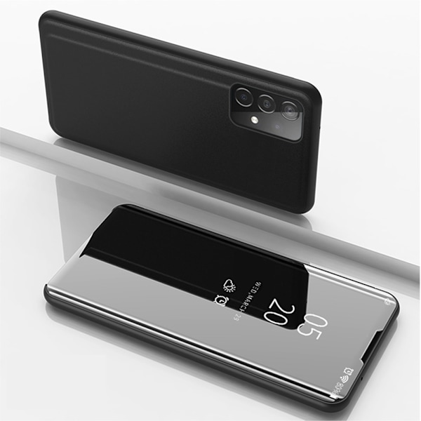 View Window Flip-Fodral för Samsung Galaxy A52 5G & A52s 5G - Svart Svart