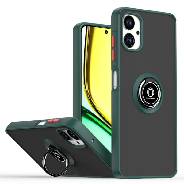 Samsung Galaxy A06 Skal med magnetiskt fäste - Mörkgrön Grön