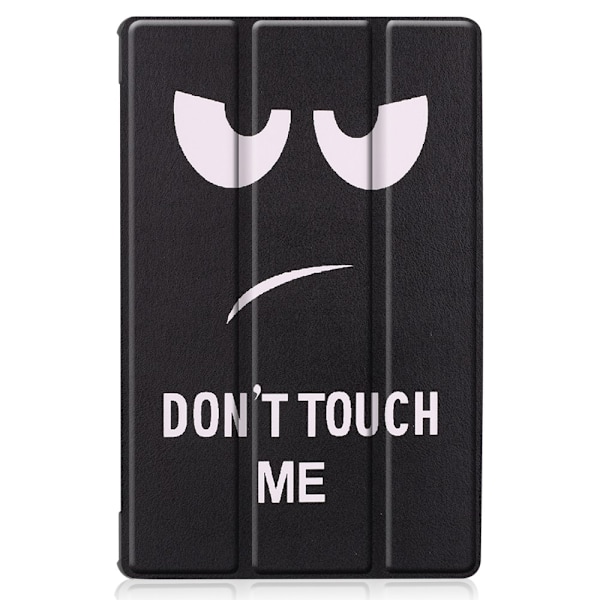 Tri-fold Fodral för Lenovo Tab M10 Plus - Don't Touch Black
