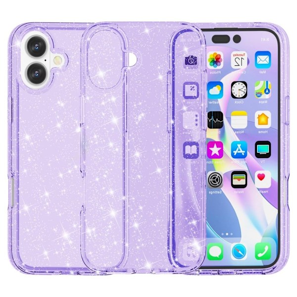 iPhone 16 Skal - Lila Lila