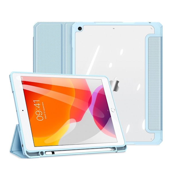 DUX DUCIS iPad 10.2" 2021/2020/2019 fodral med stativ - Blå Blå
