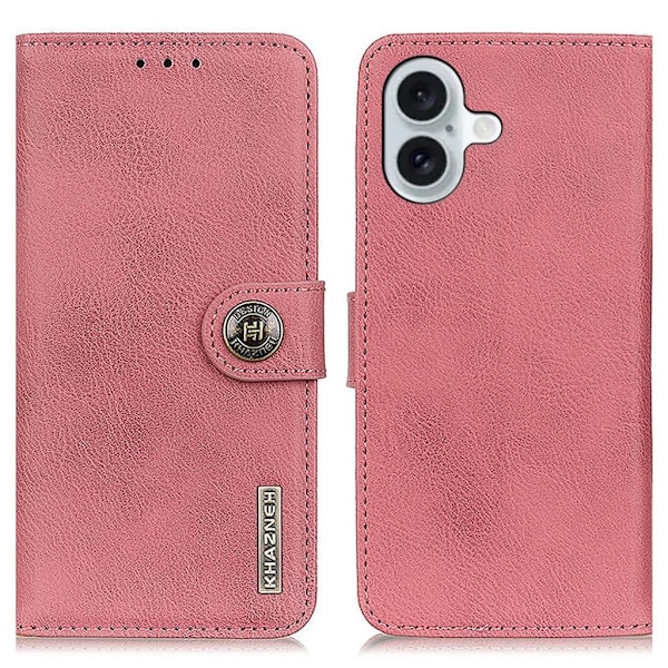 KHAZNEH iPhone 16 Plus Fodral - Rosa Rosa