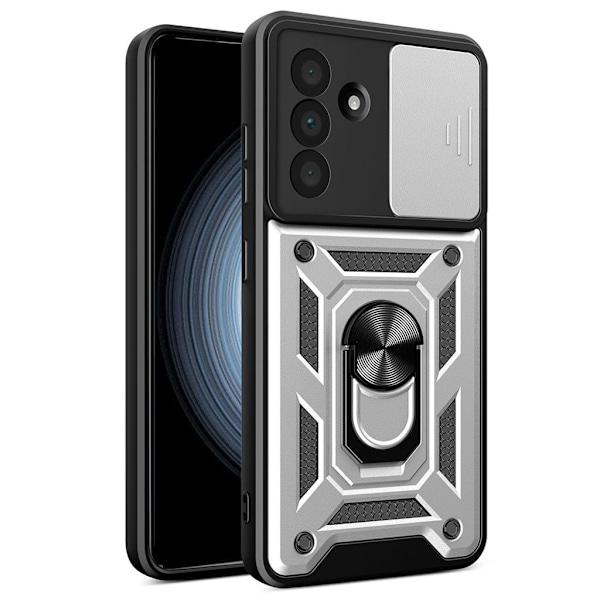 Samsung Galaxy A36 5G Skal med Stativ - Silver Silver