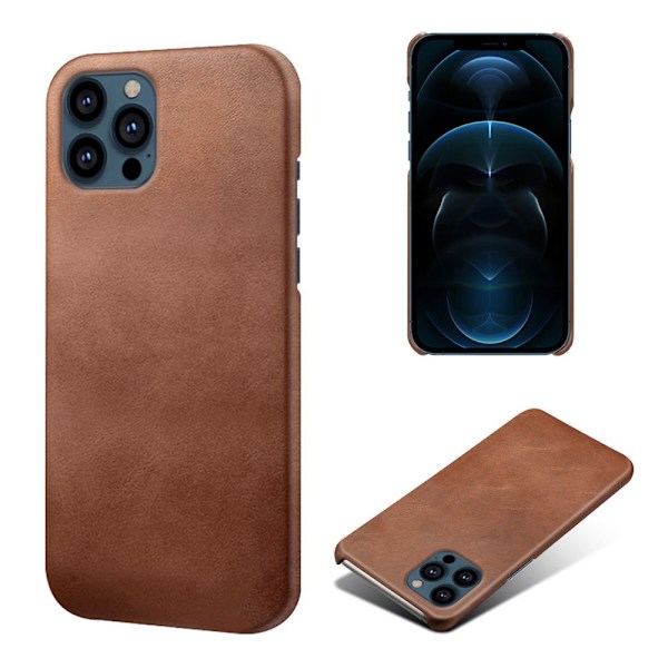 KSQ PU Läder Skal för iPhone 13 Pro - Brun Brun