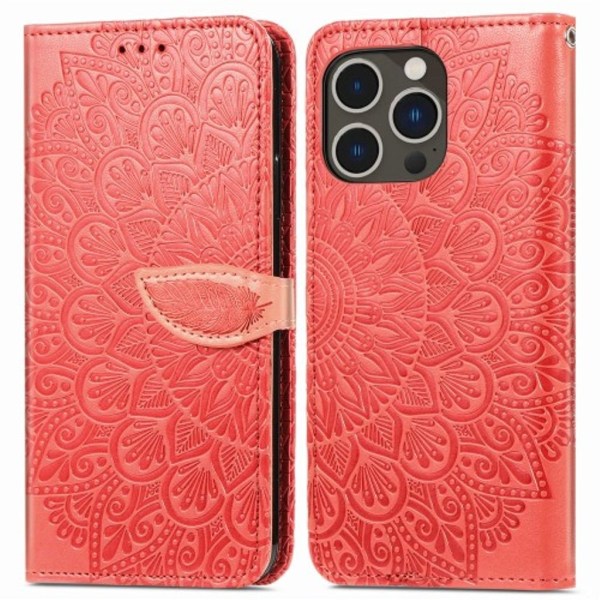 iPhone 15 Pro Max plånboksfodral - Röd Röd