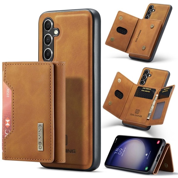 DG.MING Samsung Galaxy A16 Fodral med avtagbar plånbok - Brun Brun