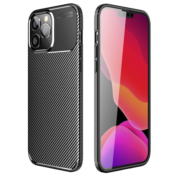 Carbon Fiber Skal för iPhone 14 Pro - Svart Svart