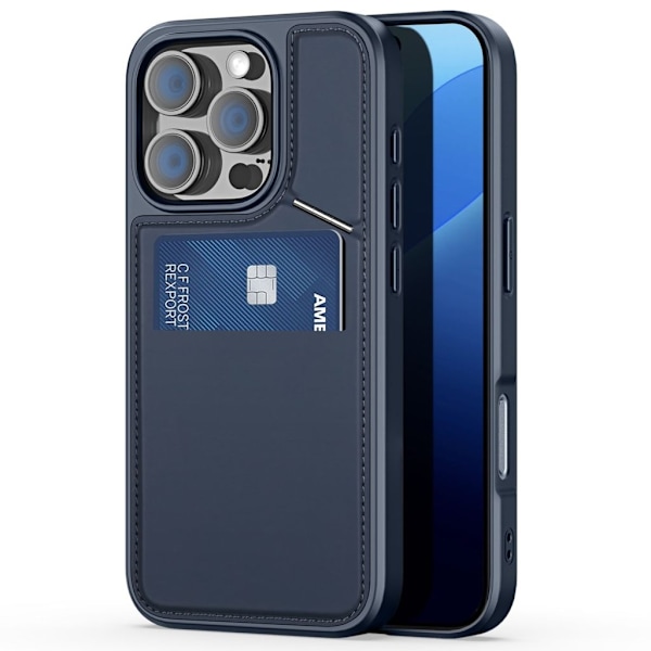DUX DUCIS iPhone 16 Pro Max Skal med kortplats - Blå Blå