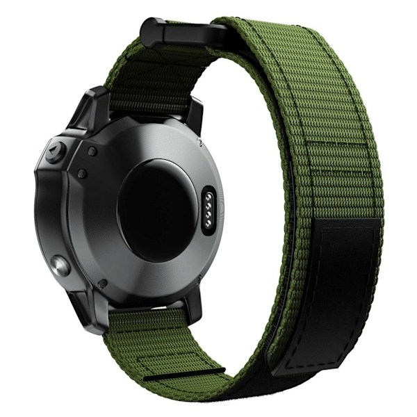 Garmin Fenix 7//6/6 Pro/Forerunner 945/935 etc. Klockarmband i nylon - Grön Grön