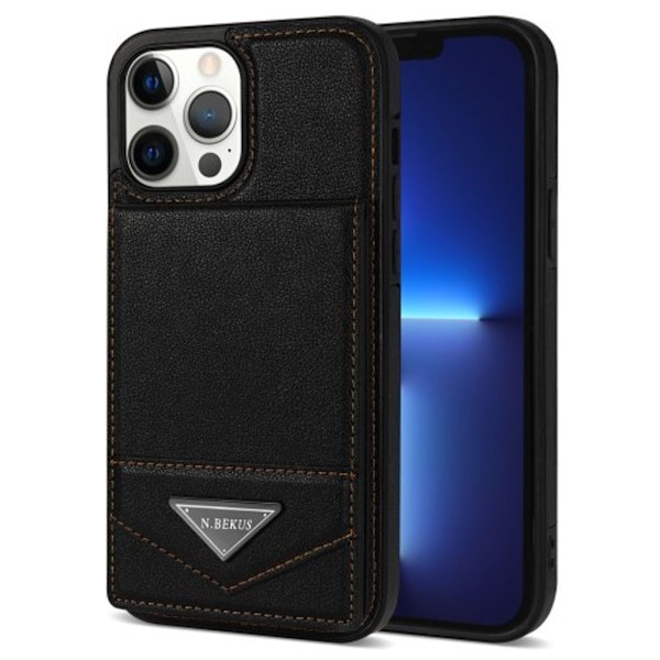 N.BEKUS iPhone 15 Pro skal - Svart Svart