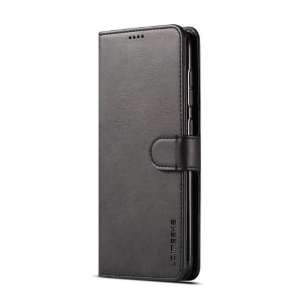 LC.IMEEKE Plånboksfodral för Samsung Galaxy A70 - Svart Svart