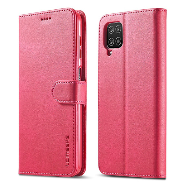 LC.IMEEKE Plånboksfodral för Galaxy A12 5G - Rosa Rosa