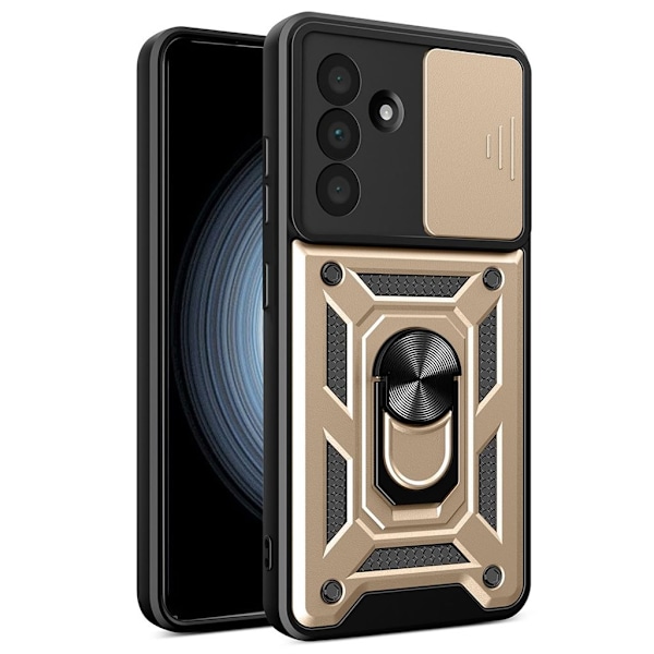 Samsung Galaxy A36 5G Skal med Stativ - Guld Guld