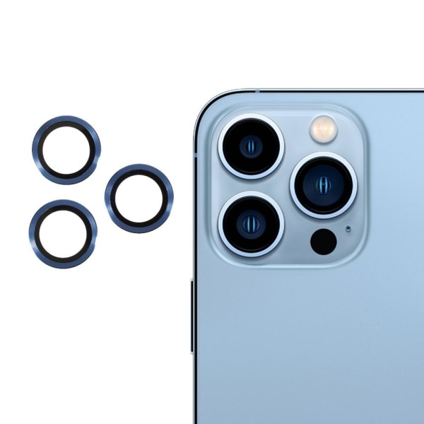 RURIHAI iPhone 13 Pro Max, 13 Pro linsskydd - Blått Blå
