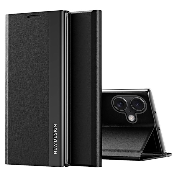 iPhone 16 Plus Fodral med stativ - Svart Svart