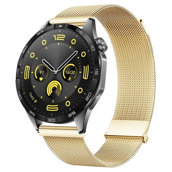 Huawei Watch GT 4 46mm Milanese Klockarmband - Guld Guld