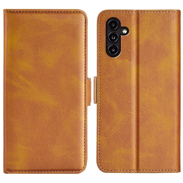 Samsung Galaxy A14 5G Calf Texture fodral - Brunt Brunt