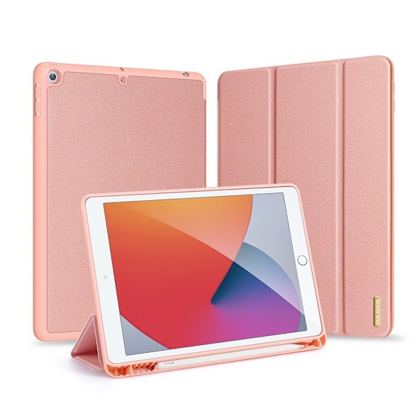 DUX DUCIS iPad 10.2" 2021/2020/2019 Tri-fold fodral - Roséguld Rosa
