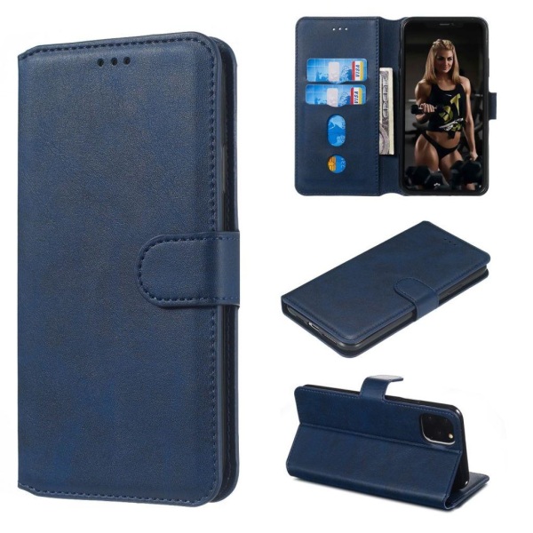 Vikbart iPhone 11 Pro plånboksfodral - Blå Blå