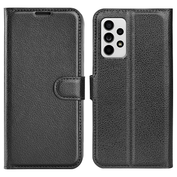 Samsung Galaxy A33 5G premium plånboksfodral - Svart Svart