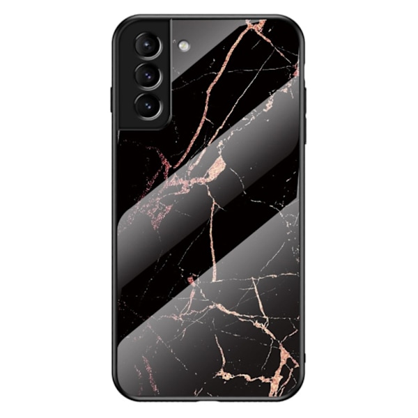 Samsung Galaxy S22 plus 5G mobilskal - Gold Black Marble Gold Black Marble