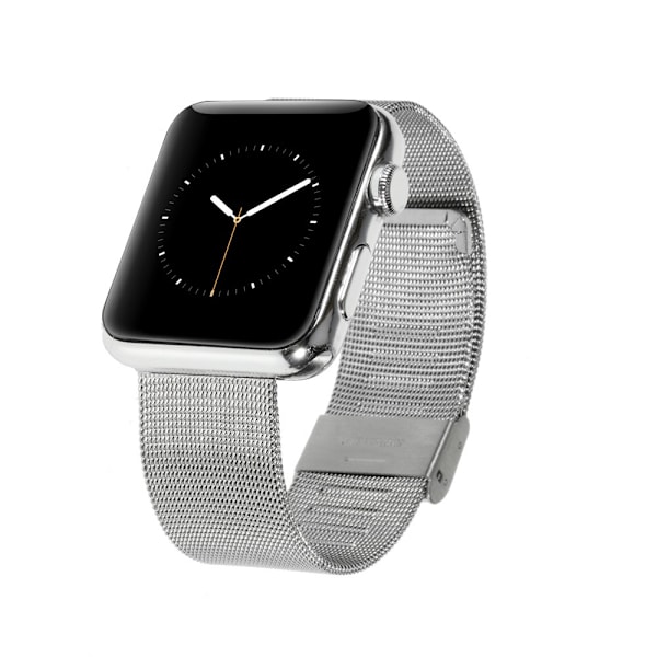 Apple Watch 7/8/9 41mm etc Milanese Klockarmband - Silver Silver