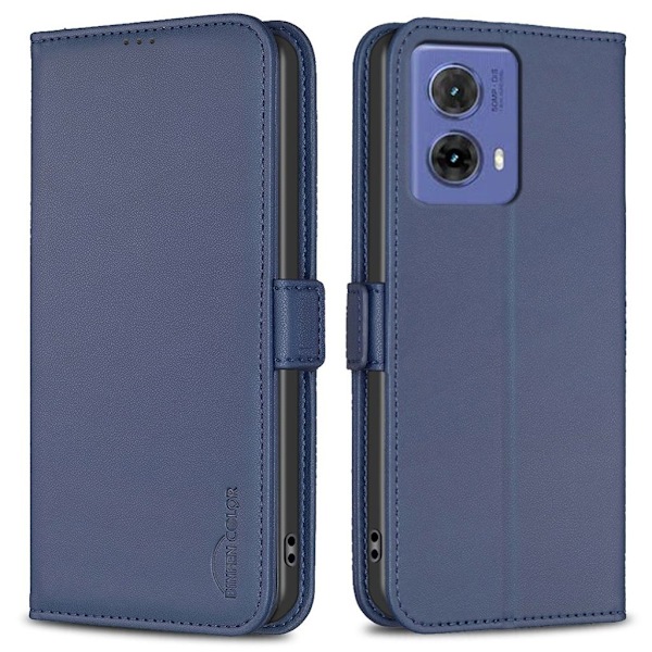 BINFEN COLOR BF31 Motorola Moto G85 5G Plånboksfodral - Blå Blå