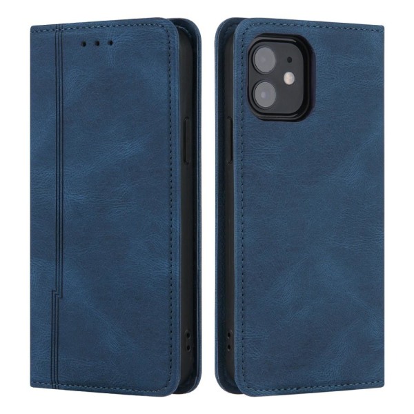 IPhone 12- 12 Pro premium plånboksfodral - Blått Blå
