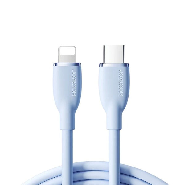 Joyroom USB-C till Lightning Snabbladdningskabel,  100W, 1,2m - Blå Blå