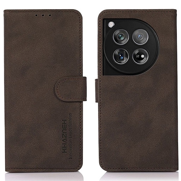 KHAZNEH OnePlus 12 5G fodral - Brun Brun