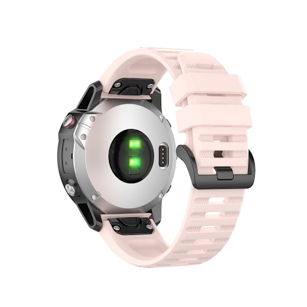 Garmin Fenix 6/6 Pro/5/5 Plus/Approach S62 etc. Klockarmband i silikon - Rosa Rosa