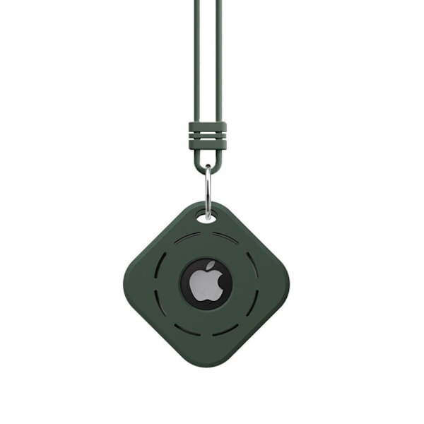 Apple AirTag skal med en hållare - Militärgrön Grön