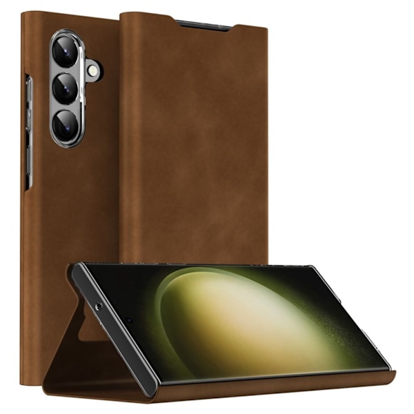 Samsung Galaxy S24 Plus fodral - Brun Brun