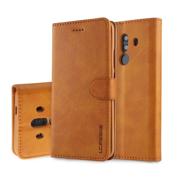 LC.IMEEKE Plånboksfodral för Huawei Mate 10 Pro - Brun Brun