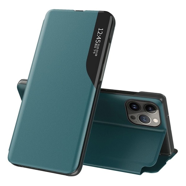 iPhone 15 Pro Max Fodral med Fönsterdesign - Grön Grön