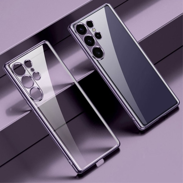 SULADA för Samsung Galaxy S24 Ultra-fodral Ultratunnt elektroplä Lila