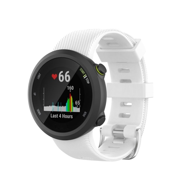 Garmin Forerunner 45 / 45S Klockarmband i Silikon - Vit Vit