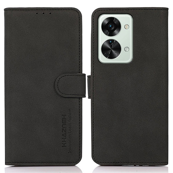 KHAZNEH Plånboksfodral för OnePlus Nord 2T 5G - Svart Svart