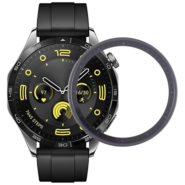 Huawei Watch GT 4 46mm glas framskärm - svart Svart