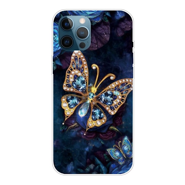 iPhone 13 Pro Max skal - Golden Butterfly Golden Butterfly