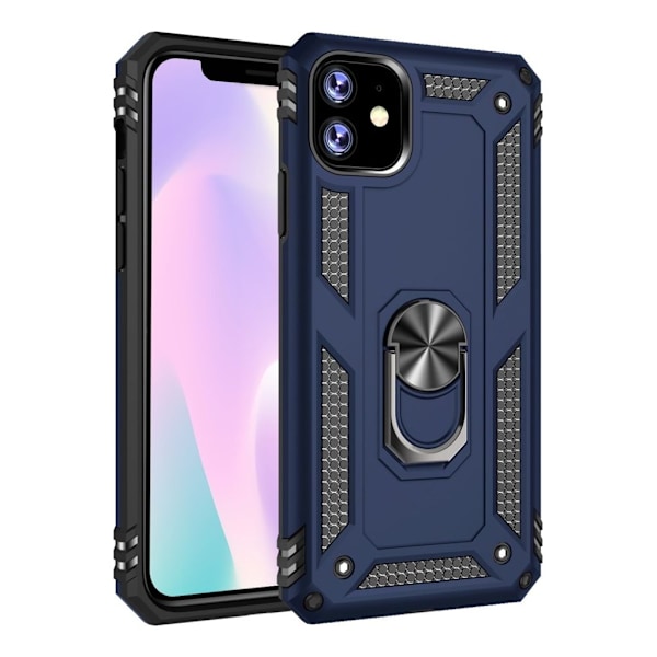 IPhone 11 skal med en ring - Blå Blå