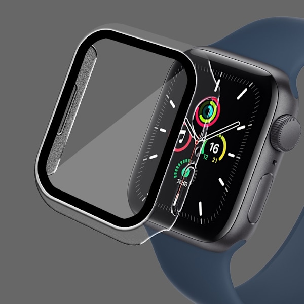ENKAY Apple Watch 7 / 8 / 9 41mm Skal med skärmskydd - Transparent Transparent