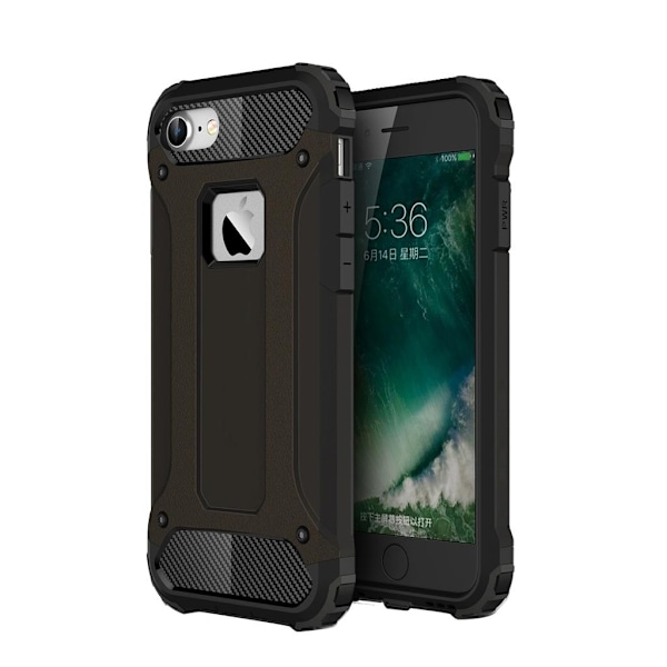 Tufft Rustat TPU/PC-Skal till iPhone 7/8/SE 2 - Svart Svart