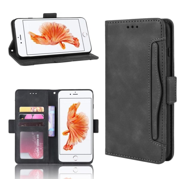 IPhone 6s Plus etc. fodral med en plånbok - Svart Svart