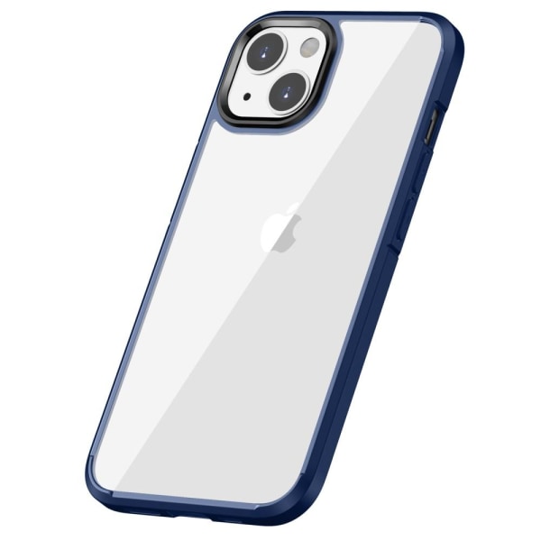 Crystal Clear series iPhone 14 Pro skal - Blått Blå