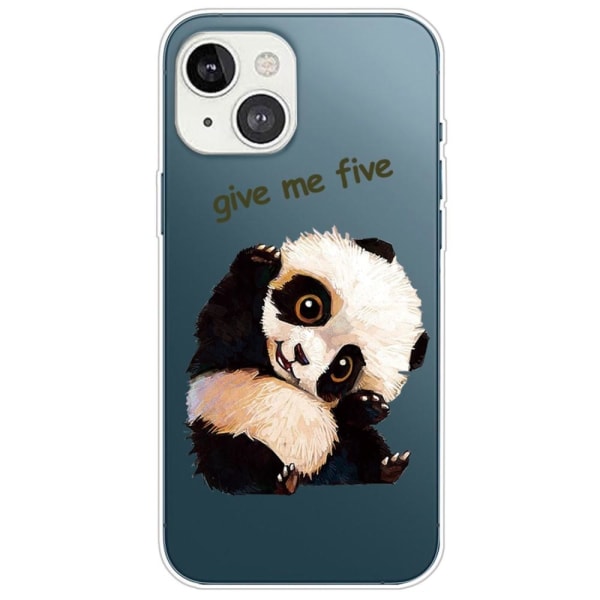 IMD Pattern Printed iPhone 14 Plus Skal - Panda Panda