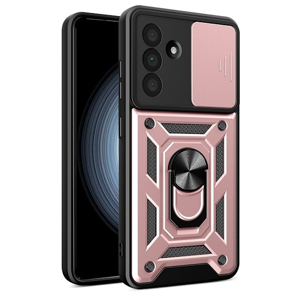 Samsung Galaxy A36 5G Skal med Stativ - Roséguld Rosa