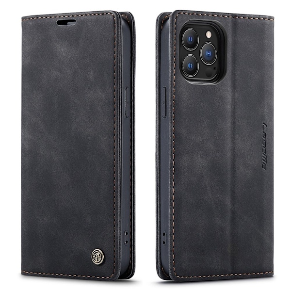 CASEME 013 Plånboksfodral för iPhone 13 Pro - Svart Svart